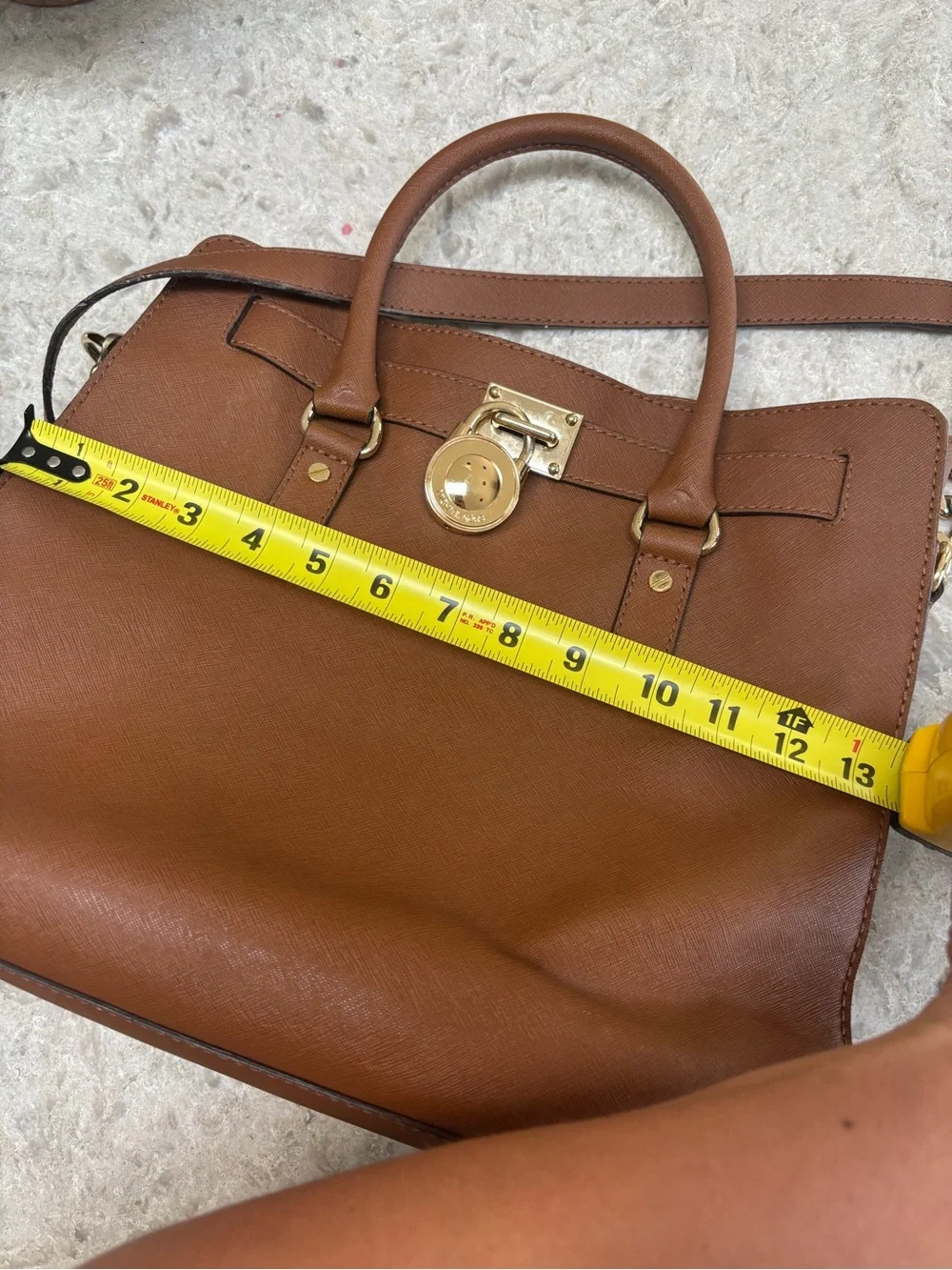 Michael Kors structured leather